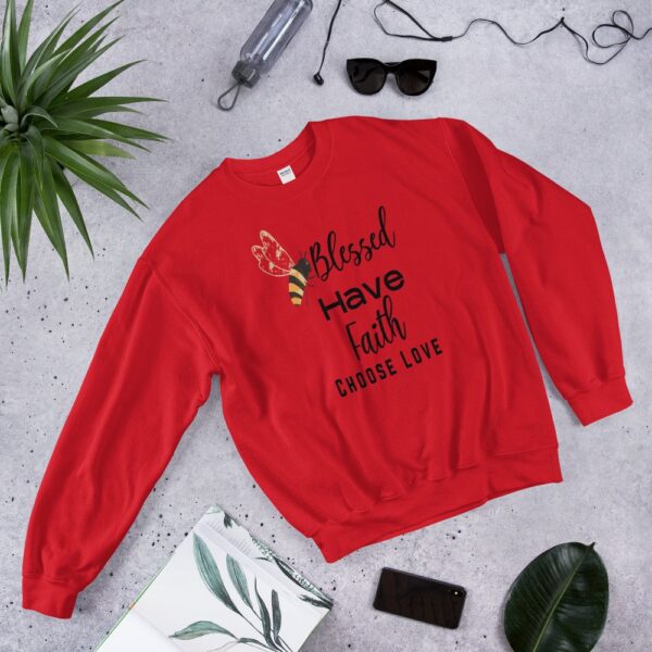 Be Blessed Unisex Sweatshirt - Image 2