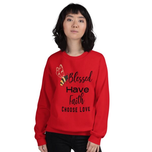 Be Blessed Unisex Sweatshirt - Image 4