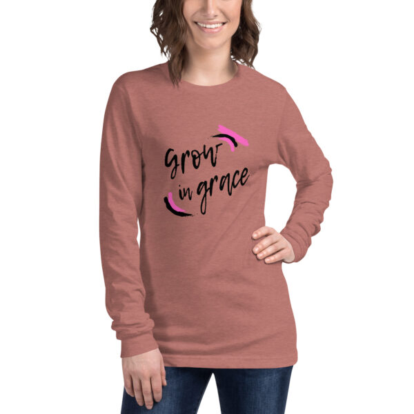 Grow in Grace Unisex Long Sleeve Tee - Image 2