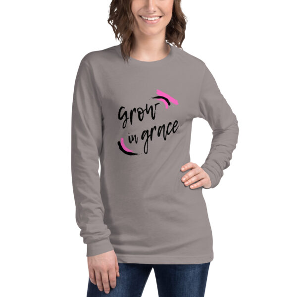 Grow in Grace Unisex Long Sleeve Tee - Image 3