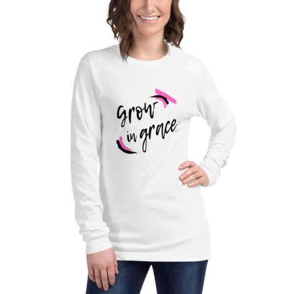 Grow in Grace Unisex Long Sleeve Tee - Image 5