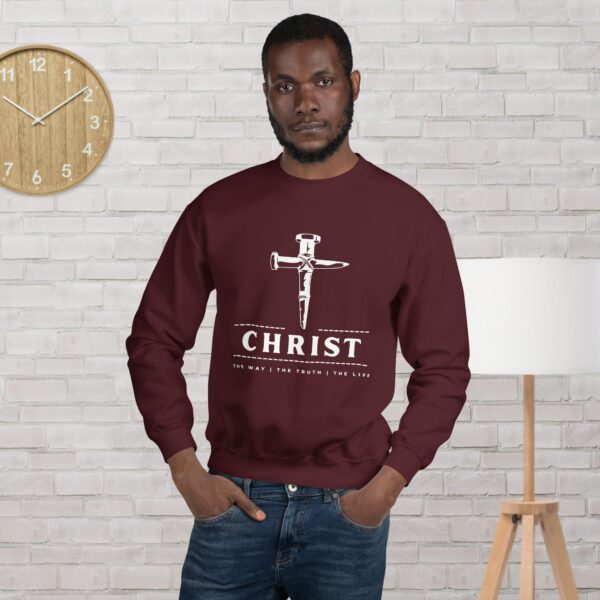 Christ : The Way, Truth and Life Unisex Sweatshirt - Image 3