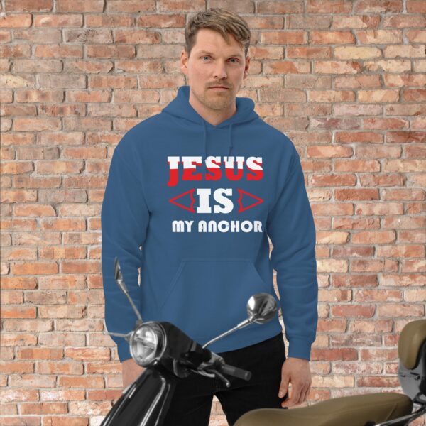 Jesus Is My Anchor Unisex Hoodie - Image 4