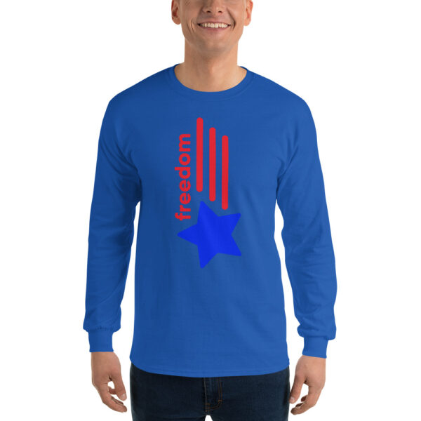 Freedom Men’s Long Sleeve Shirt - Image 2