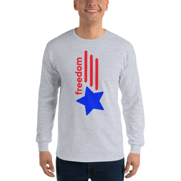 Freedom Men’s Long Sleeve Shirt - Image 5