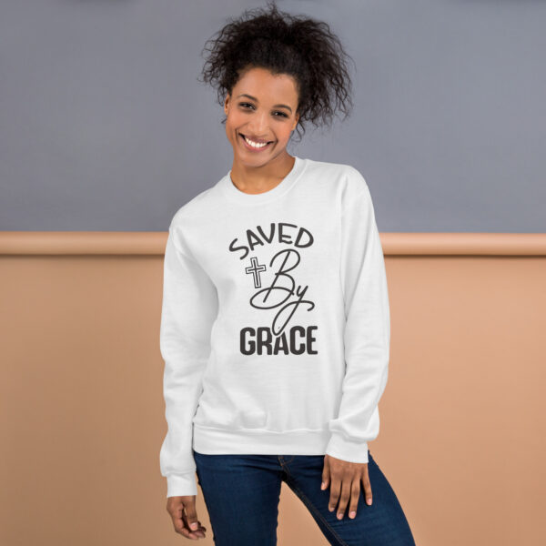 Saved by grace Unisex Sweatshirt - Image 6