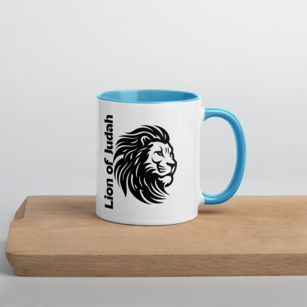 Lion of Judah Mug with Color Inside - Image 10