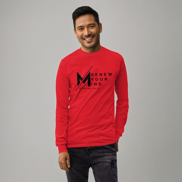 Renew Your Mind Men’s Long Sleeve Shirt - Image 2