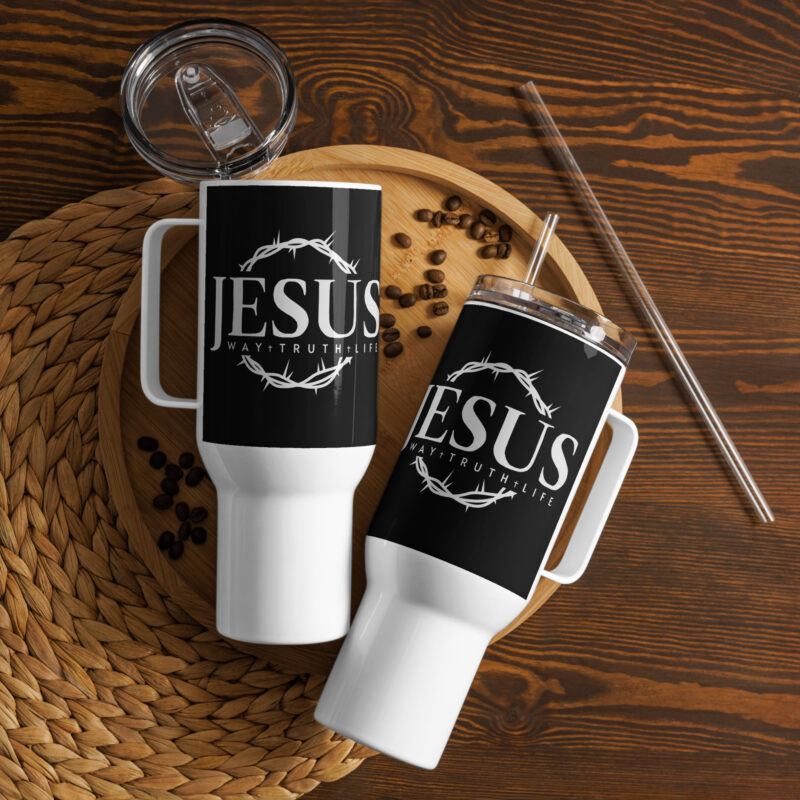 Jesus Travel mug with a handle