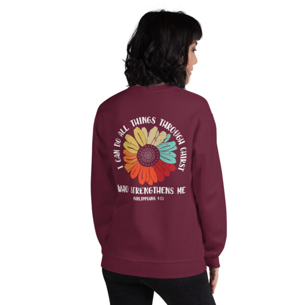 I Can Do All Things Through Christ Unisex Sweatshirt - Image 10