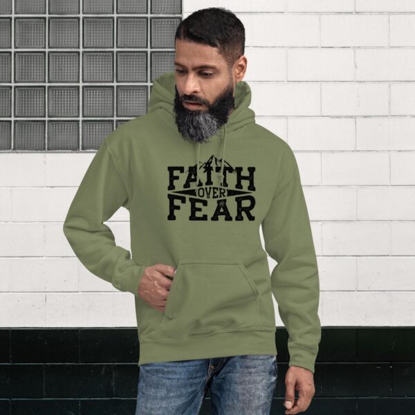 Faith over Fear Unisex Hoodie - Image 8