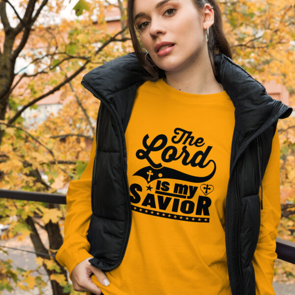 The Lord is my Savior Unisex Long Sleeve Tee - Image 6