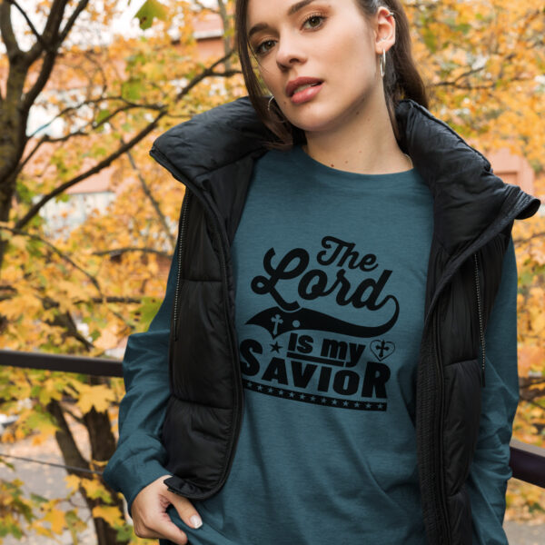 The Lord is my Savior Unisex Long Sleeve Tee - Image 2