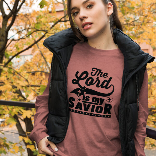 The Lord is my Savior Unisex Long Sleeve Tee - Image 8