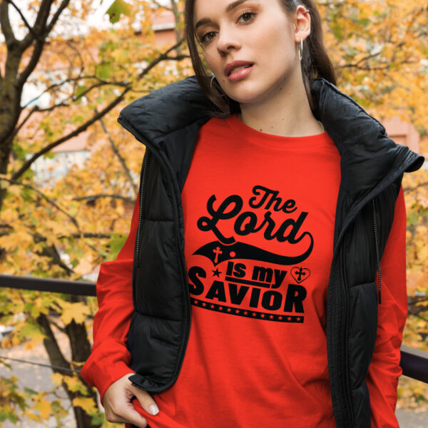 The Lord is my Savior Unisex Long Sleeve Tee - Image 3