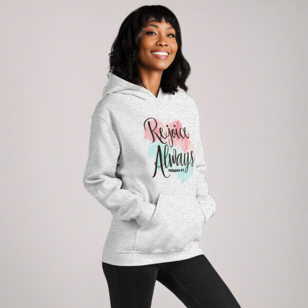 Rejoice Always Unisex Hoodie - Image 5