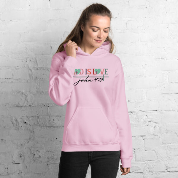 God is Love Unisex Hoodie - Image 4