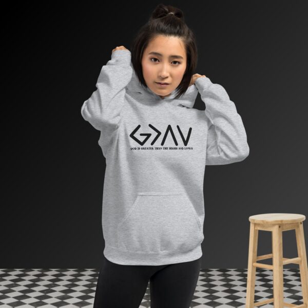 God is greater Than Unisex Hoodie - Image 4