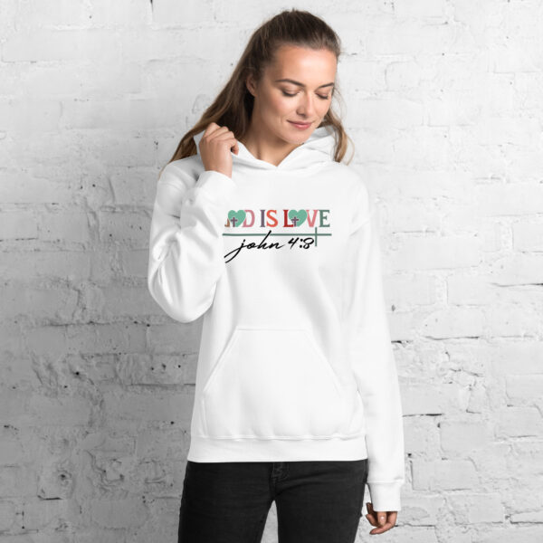 God is Love Unisex Hoodie - Image 6