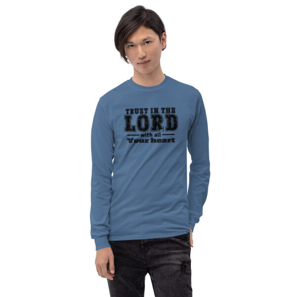 Trust in the Lord Men’s Long Sleeve Shirt - Image 3