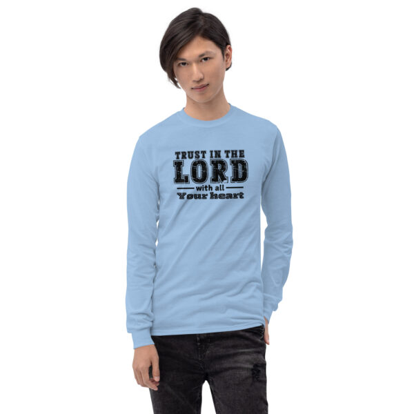 Trust in the Lord Men’s Long Sleeve Shirt - Image 4