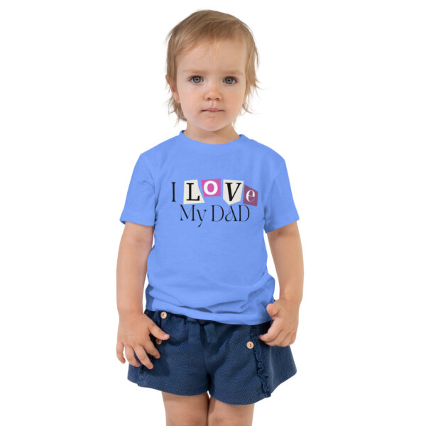 I Love My Dad Toddler Short Sleeve Tee