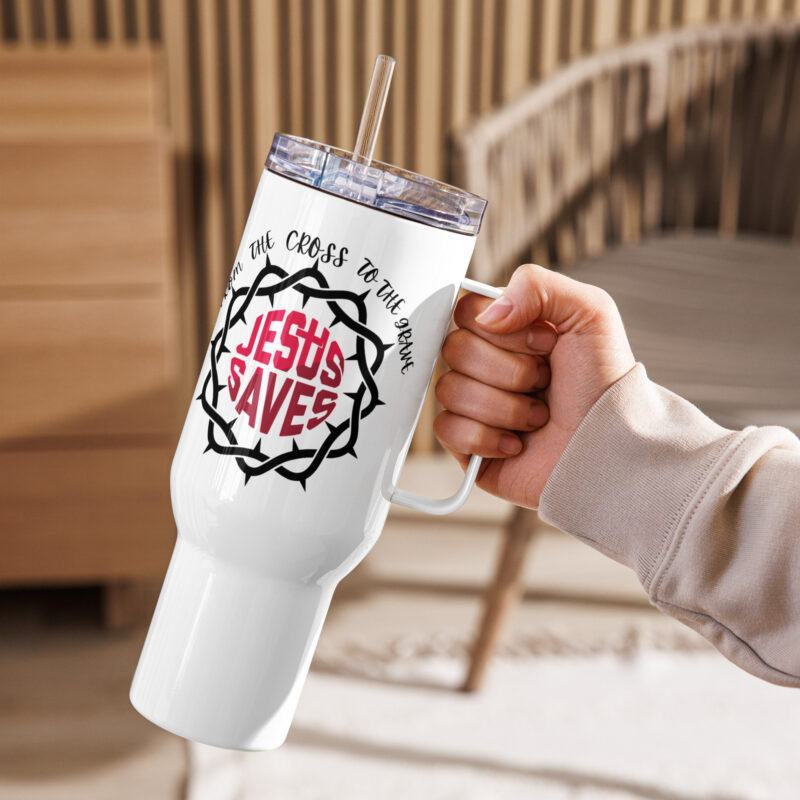 From The Cross To The Grave Travel mug