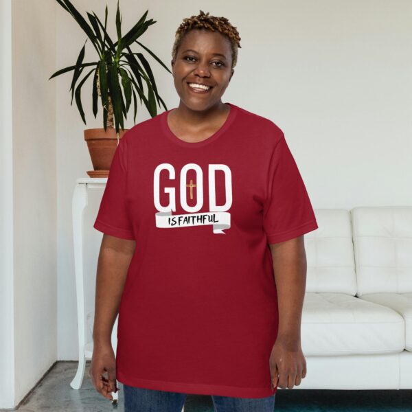 God is Faithful Unisex t-shirt - Image 6