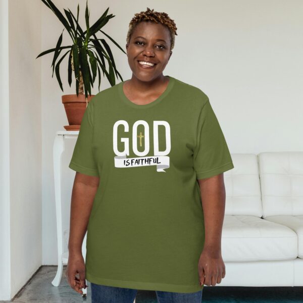 God is Faithful Unisex t-shirt - Image 4