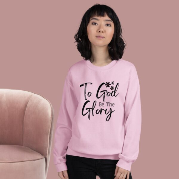 To God Be The Glory Unisex Sweatshirt - Image 4