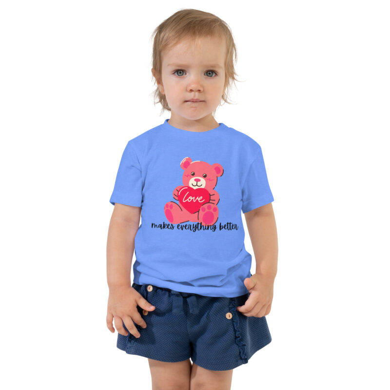 Love Makes Everything Better Toddler Short Sleeve Tee