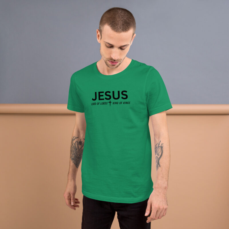 jesus lord of lord christian t-shirt for men
