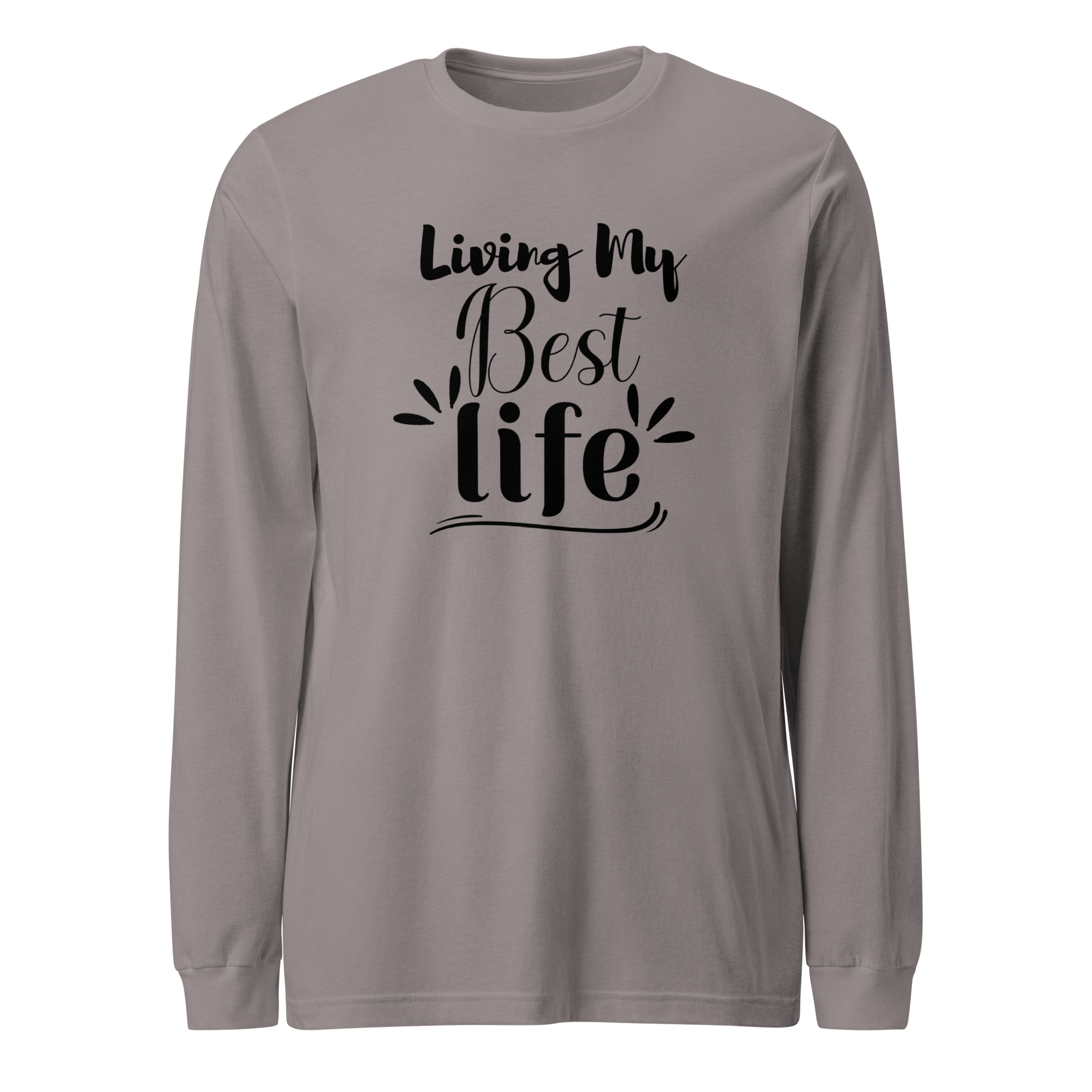 Living My Best Life Unisex Long Sleeve Tee - Image 3