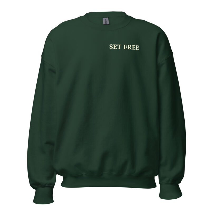 Set Free Christian Sweatshirt for Men