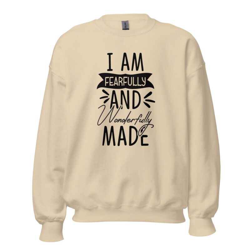 Fearfully and Wonderfully Made Unisex Sweatshirt