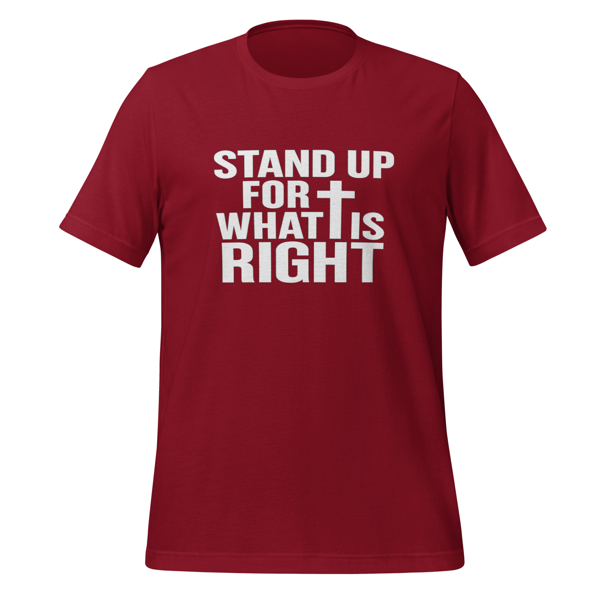 Stand Up for What is Right Christian T-shirt for Men - Image 4