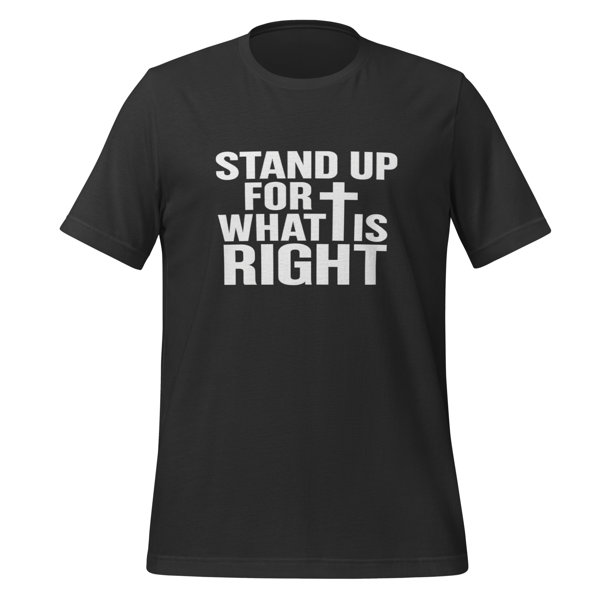 Stand Up for What is Right Christian T-shirt for Men - Image 5