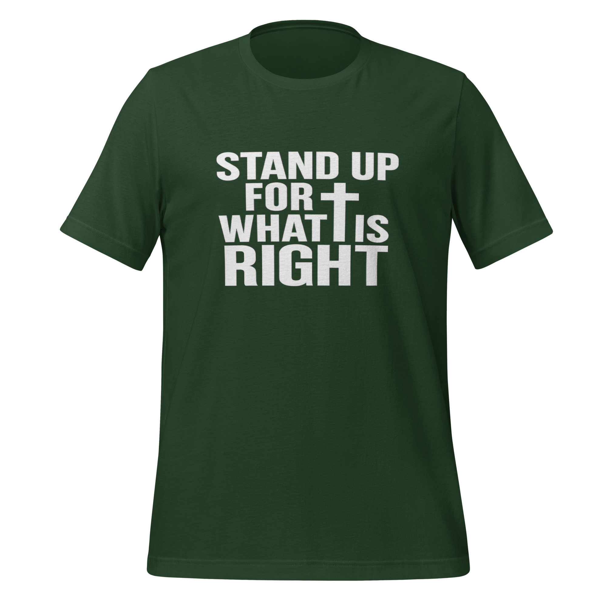 Stand Up for What is Right Christian T-shirt for Men - Image 6