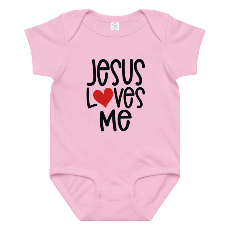 Jesus loves me Baby Onesie