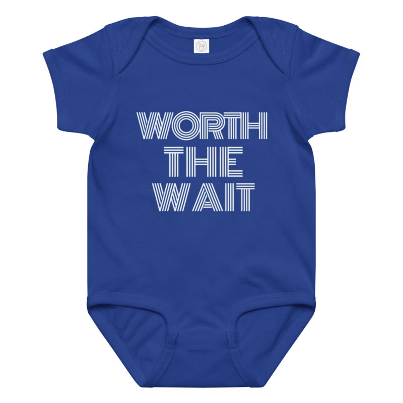 Worth the wait Baby onesie
