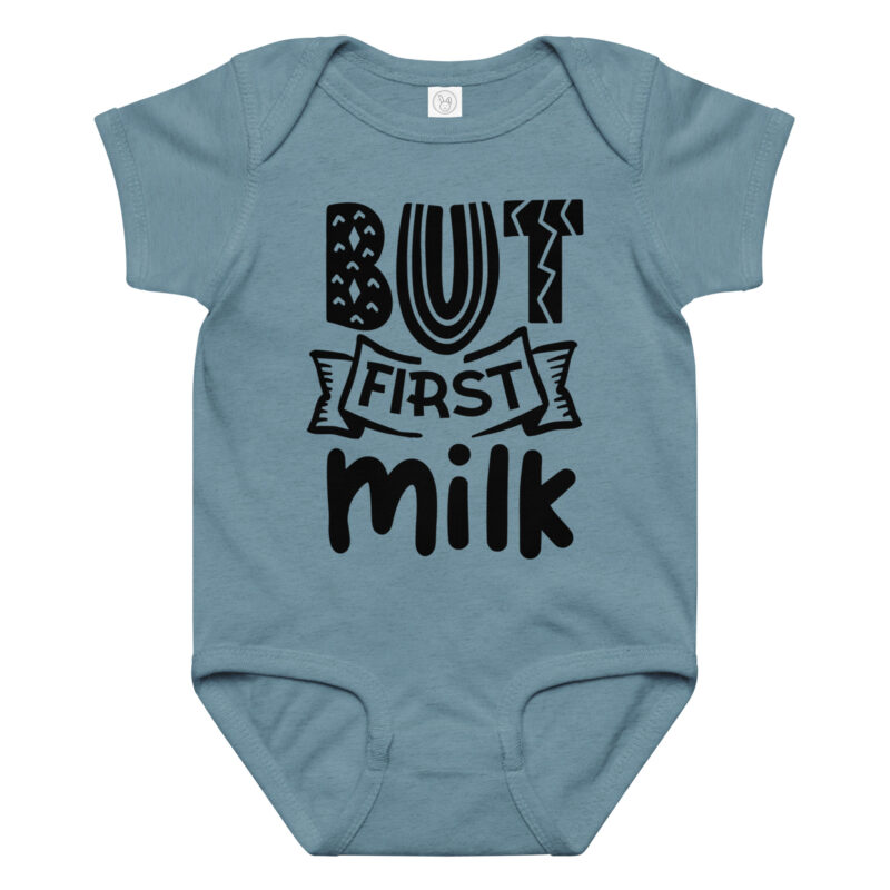 But first milk Baby onesie