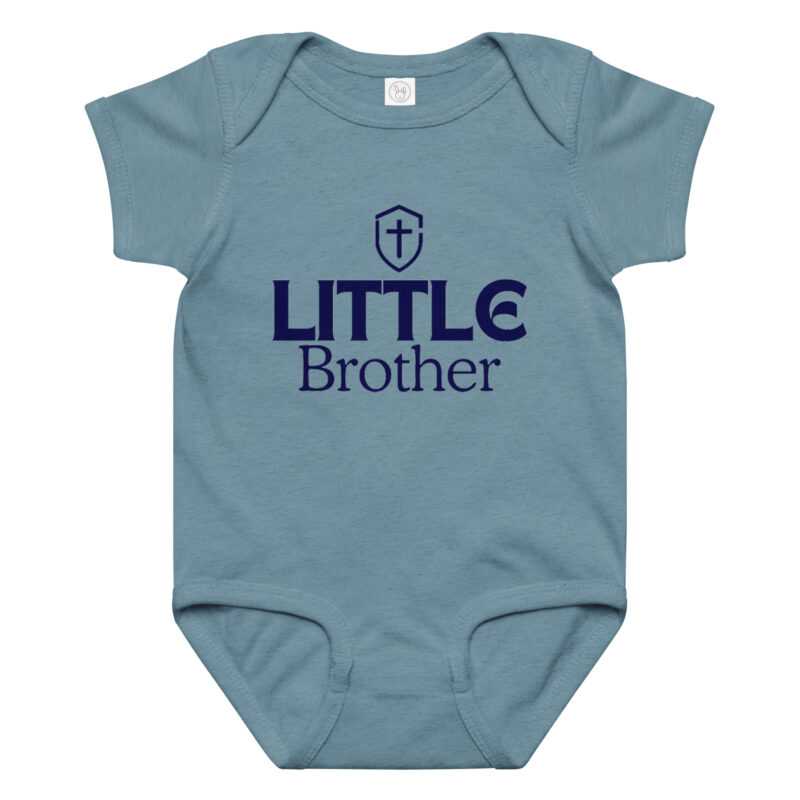 Little brother Christian baby onesie