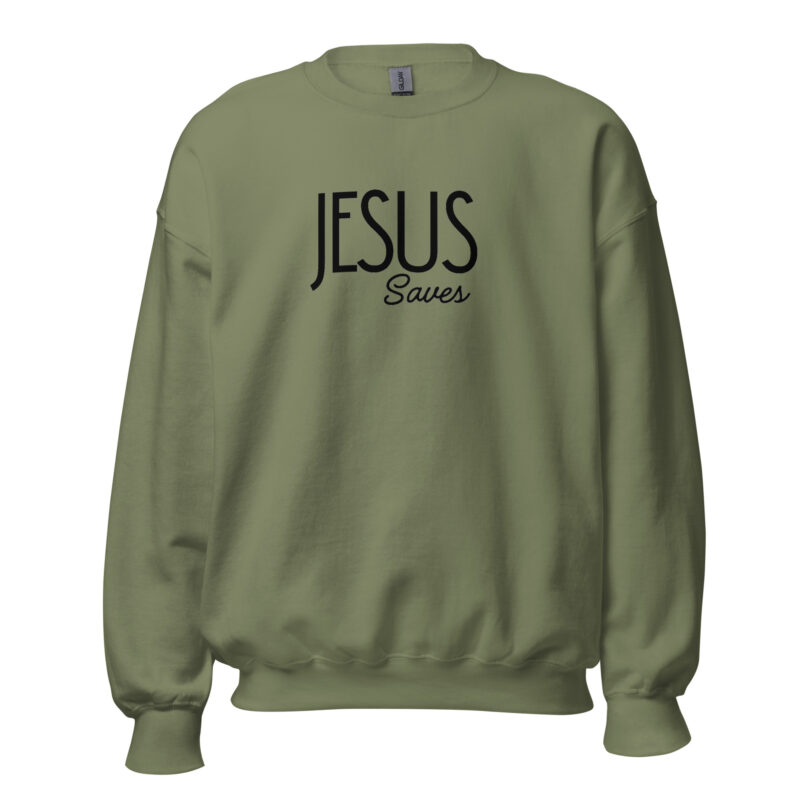 Jesus Saves Christian Women’s Sweatshirt