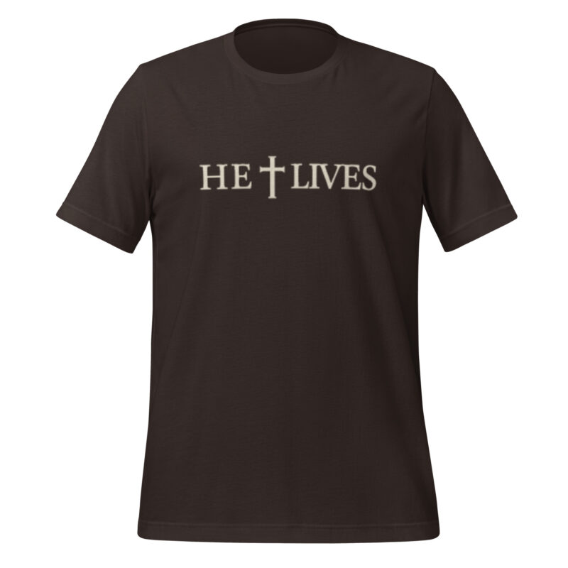 He Lives Christian T-Shirt for Men