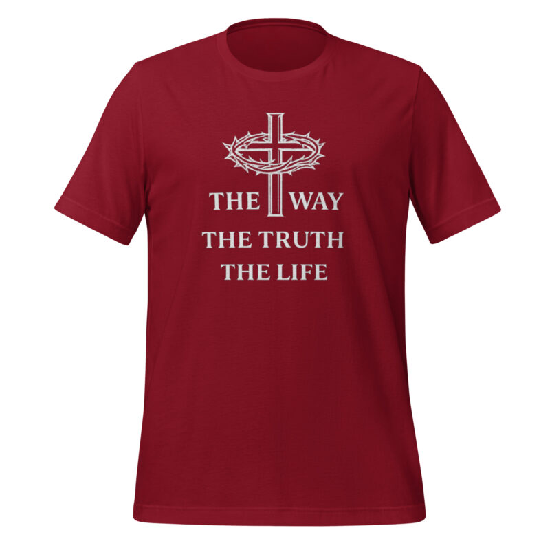 Christ the Way the Truth the Life Christian T-Shirt for Men