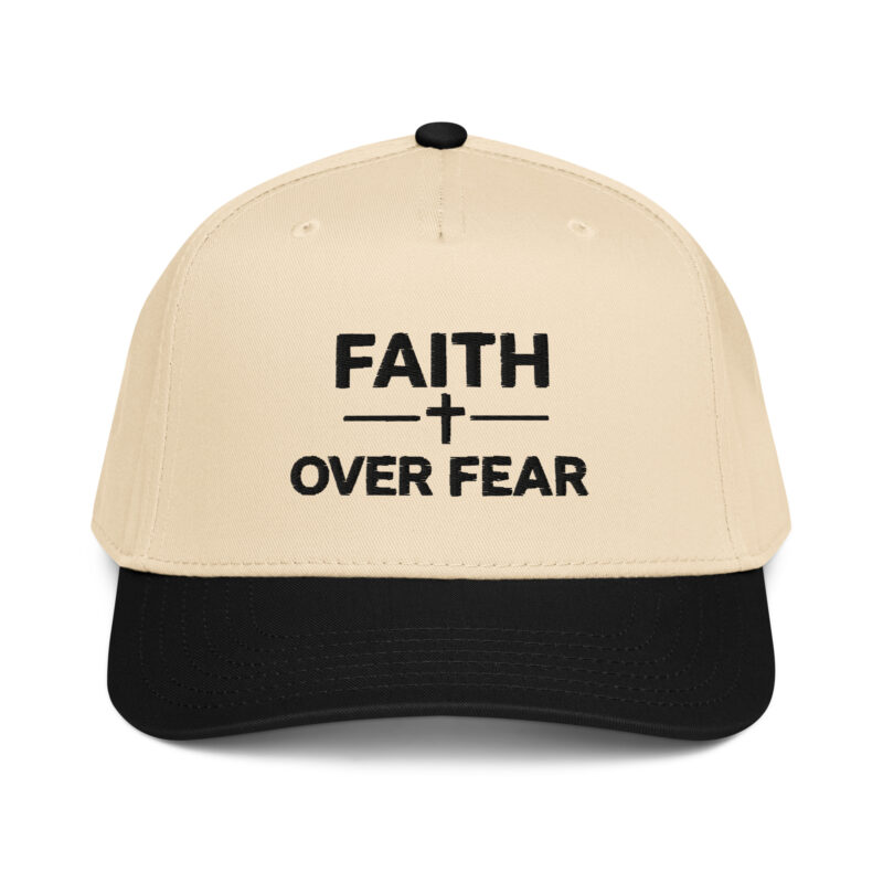 Faith over fear 5 panel cap