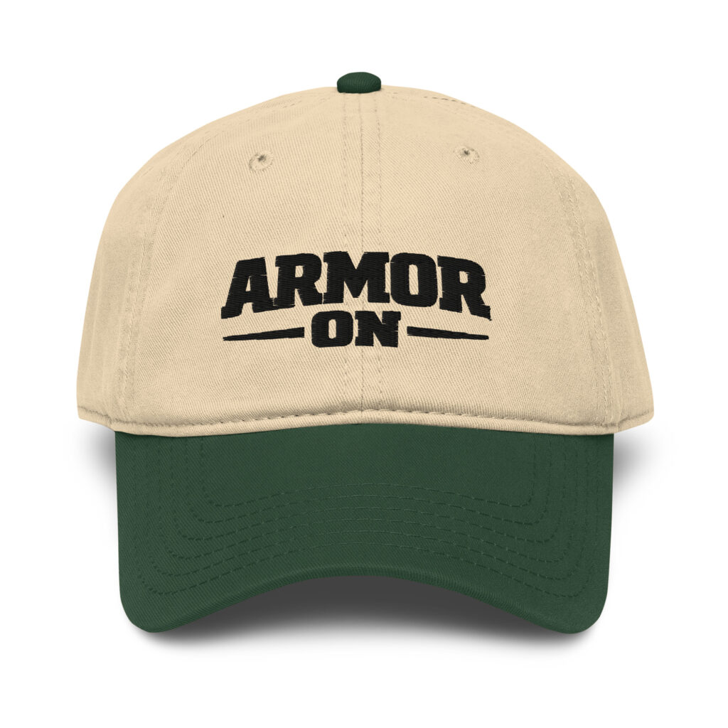 Armor On baseball cap