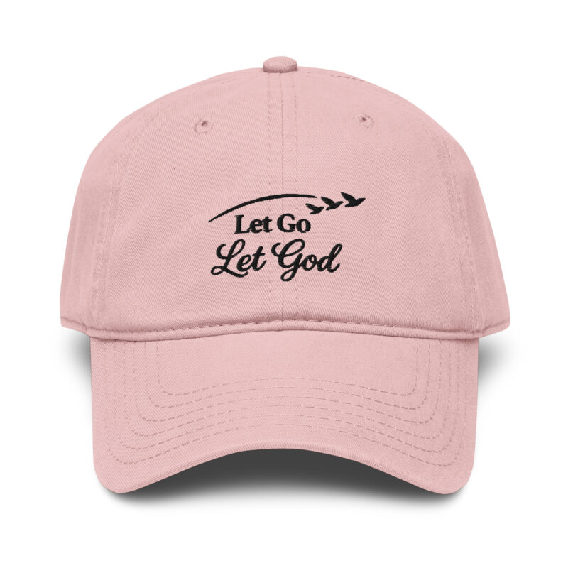Let Go Let God baseball cap