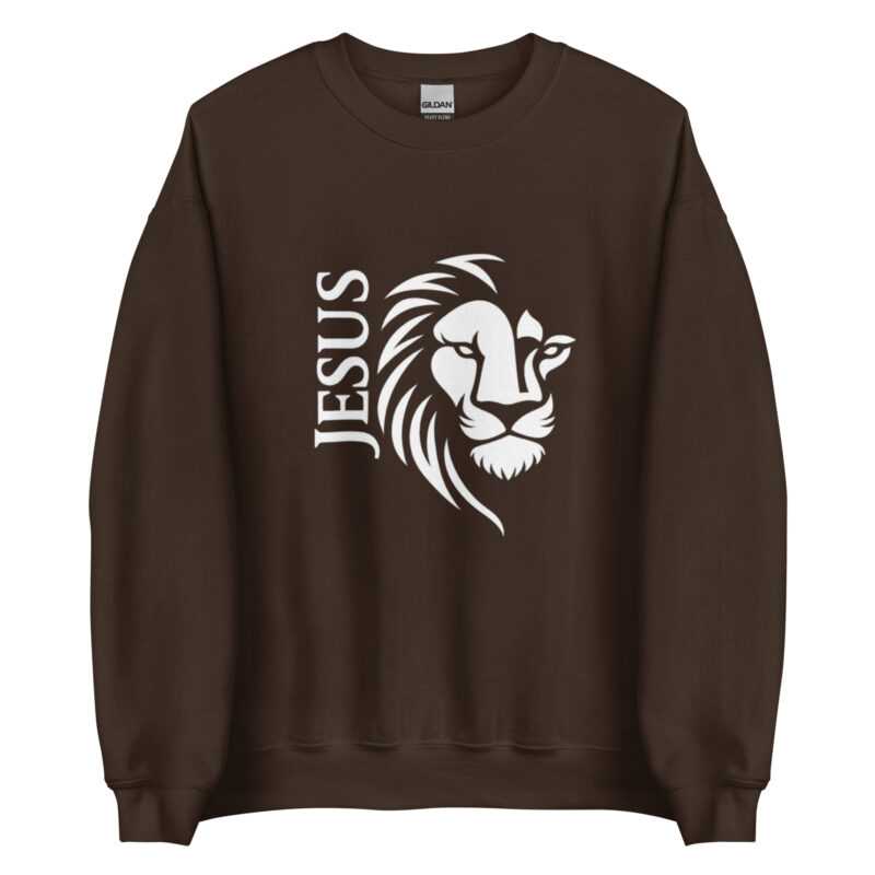 Jesus Lion of Judah Christian Sweatshirt for Men
