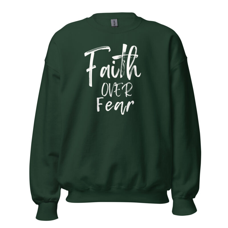 Faith Over Fear Christian Women’s Sweatshirt